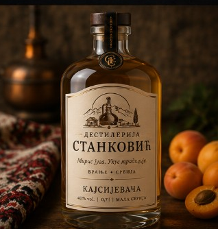 Кајсијевача — воћна ракија из Врања, Дестилерија Станковић